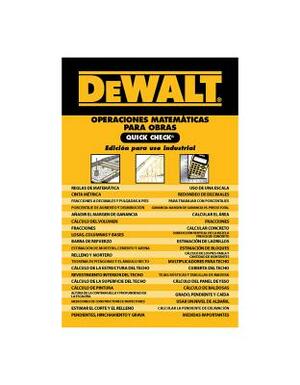 Dewalt Operaciones Matematicas Para Obras Quick Check by Christopher Prince