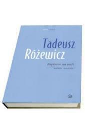 Zapisano na vodi by Jana Unuk, Tadeusz Różewicz