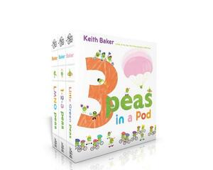 3 Peas in a Pod: LMNO Peas; 1-2-3 Peas; Little Green Peas by Keith Baker
