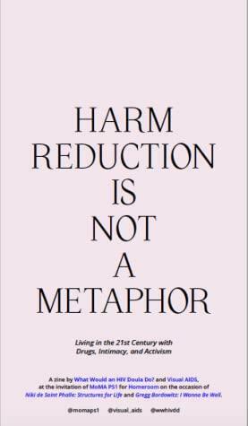 Harm reduction is not a metaphor by Visual AIDS, What Would an HIV Doula Do?