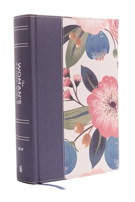 NIV, the Woman's Study Bible, Cloth Over Board, Blue Floral, Full-Color: Receiving God's Truth for Balance, Hope, and Transformation by Thomas Nelson