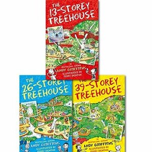 Andy Griffiths The 13-Storey Treehouse Collection Set Pack, by Andy Griffiths