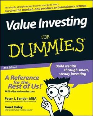 Value Investing For Dummies by Peter J. Sander, Janet Haley