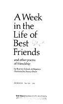 A Week in the Life of Best Friends, and Other Poems of Friendship by Beatrice Schenk De Regniers