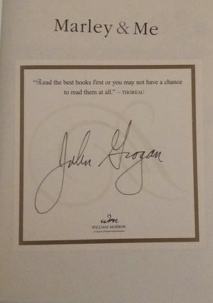 Marley & Me, Signed, First Editon by John Grogan, John Grogan