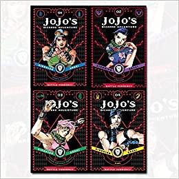 JoJo's Bizarre Adventure Part 2 Battle Tendency Vol 1-4 Collection 4 Books Bundle by Hirohiko Araki