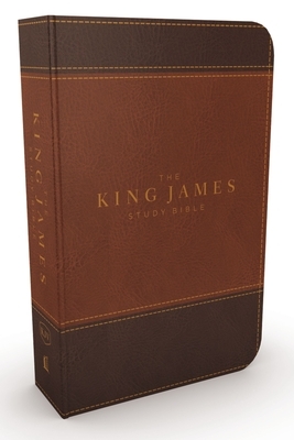 The King James Study Bible, Imitation Leather, Brown, Full-Color Edition by Thomas Nelson