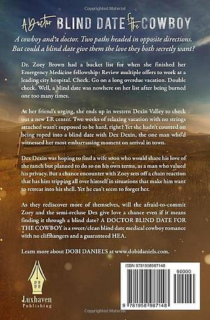 A Doctor Blind Date for the Cowboy: A sweet medical western romance by Dobi Daniels, Dobi Daniels