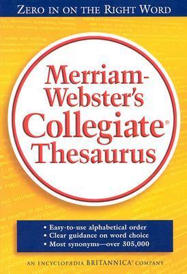Merriam-Webster's Collegiate Thesaurus by Merriam-Webster
