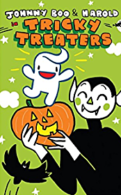 Johnny Boo & Harold in Tricky Treaters by James Kochalka, Jess Smart Smiley