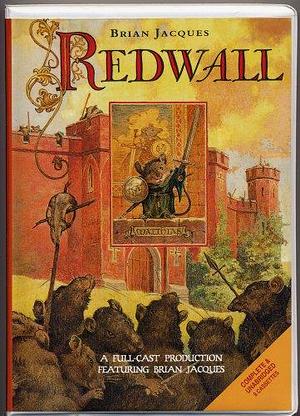 REDWALL Audio Book Full-Cast Production Featuring Brian Jacques, Complete and Unabridged 8 Cassettes by Brian Jacques, Brian Jacques