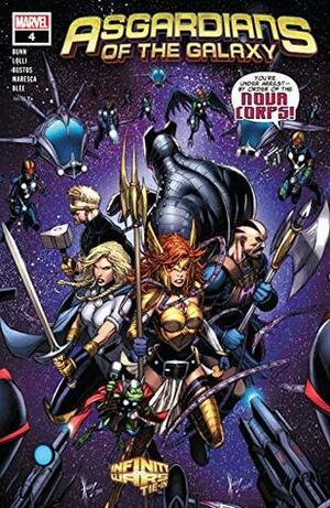 Asgardians of the Galaxy (2018-) #4 by Matteo Lolli, Cullen Bunn, Jason Keith, Dale Keown, Natacha Bustos