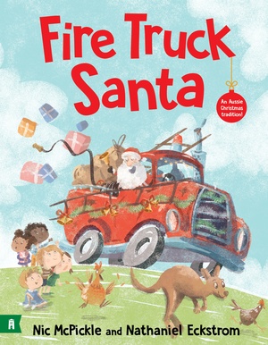 Fire Truck Santa by Nic McPickle