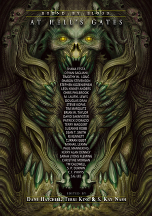 Bound by Blood by Stevie Kopas, Curran Geist, Sean T. Smith, R.J. Kennett, T.M. Caldwell, S.P. Durnin, Terri King, Christine Morgan, Sarah Lyons Fleming, David Sakmyster, Patrick D'Orazio, Mikhail Lerma, Tim Marquitz, Timothy W. Long, S.G. Lee, Douglas Draa, Terry Maggert, Paul Mannering, Brian W. Taylor, Lesa Kinney Anders, Chris Philbrook, S. Kay Nash, Dane Hatchell, Stephen Kozeniewski, Shana Festa, Devan Sagliani, Sharon Stevenson, Kerry Alan Denney, M. Lauryl Lewis, Suzanne Robb, C.T. Phipps