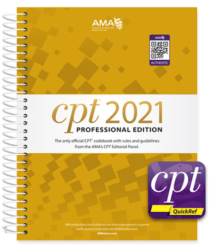CPT Professional 2021 and CPT Quickref App Bundle by American Medical Association