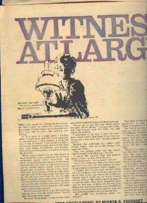Witness at Large by Mignon G. Eberhart