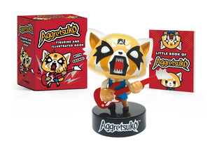 Aggretsuko Figurine and Illustrated Book: With Sound! by Sanrio