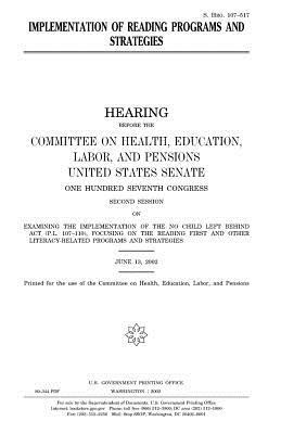 Implementation of reading programs and strategies by Committee on Health, United States Congress, United States Senate