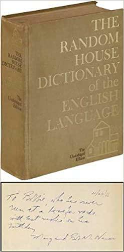 The Random House Dictionary Of The English Language by Stuart Berg Flexner