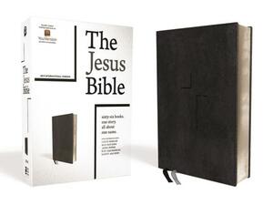 The Jesus Bible, NIV Edition, Leathersoft, Black, Indexed, Comfort Print by The Zondervan Corporation