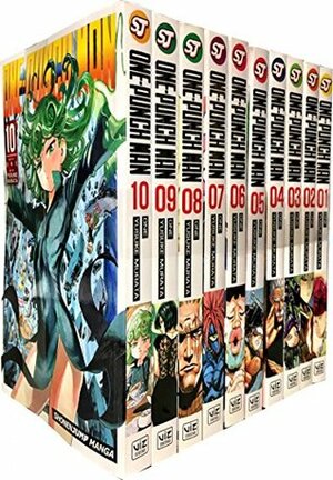 One-Punch Man Collection 10 Books Set (Volume 1-10) by ONE, Yusuke Murata