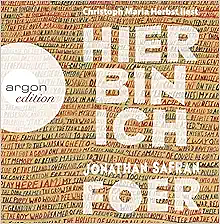 Hier Bin Ich by Jonathan Safran Foer