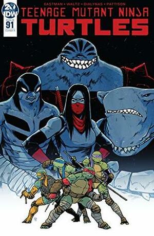 Teenage Mutant Ninja Turtles #91 by Kevin Eastman, Tom Waltz, Michael Dialynas