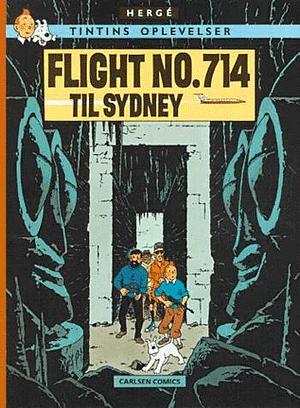 Flight 714 til Sydney by Hergé