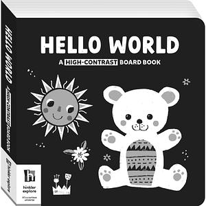 Hello World: A High-Contrast Board Book by Hinkler Books