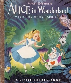 Walt Disney's Alice in Wonderland Meets the White Rabbit (A Little Golden Book) by Al Dempster, Jane Werner Watson, The Walt Disney Company, Lewis Carroll