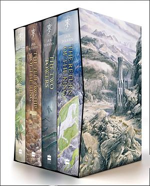 The Hobbit & The Lord Of The Rings Boxed Set [Illustrated Edition] by J.R.R. Tolkien