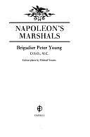 Napoleon's Marshals by Peter Young