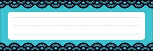 Name Plates Aqua Oasis by Scholastic, Inc
