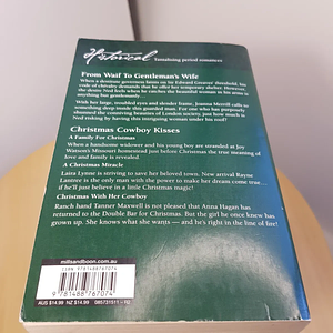 Historical Duo: From Waif to Gentleman's Wife / a Family for Christmas / a Christmas Miracle / Christmas with Her Cowboy by Carol Arens, Lauri Robinson, Carolyn Davidson, Julia Justiss