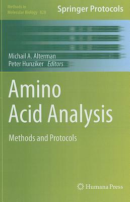 Amino Acid Analysis: Methods and Protocols by 