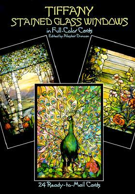 Tiffany Stained Glass Windows: 24 Cards by 