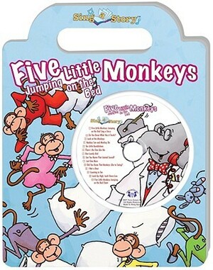 Five Little Monkeys Jumping on the Bed With CD (Audio) by Kim Mitzo Thompson, Karen Mitzo Hilderbrand