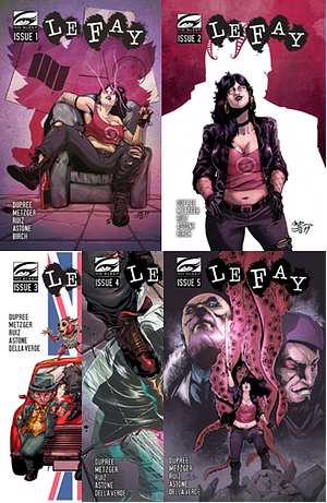 Le Fay #1-5 by Marcel Dupree, Joshua Metzger