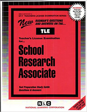 School Research Associate: Passbooks Study Guide by National Learning Corporation