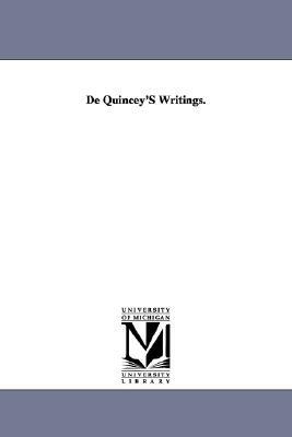 De Quincey's writings: Literary Reminiscences, in Two Volumes. Vol. I by Thomas De Quincey