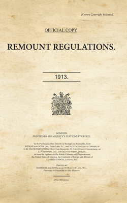 Remount Regulations by War Office