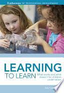 Learning to Learn by Sally Featherstone