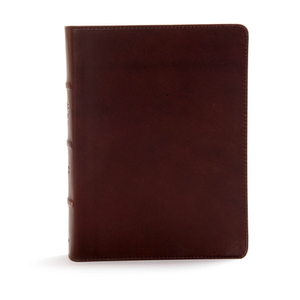 CSB Study Bible, Brown Genuine Leather, Indexed by Csb Bibles by Holman