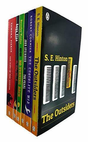 The Outsiders, Chocolate War, The Pearl, No Turning Back, The Tulip Touch, Alanna Song of the Lioness 6 Books Collection Set by John Steinbeck, Tamora Pierce, S.E. Hinton, Robert Cormier, Anne Fine, Beverley Naidoo