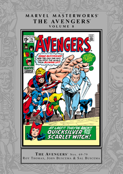 Marvel Masterworks: The Avengers, Vol. 8 by John Buscema, Roy Thomas, Tom Palmer, Sal Buscema
