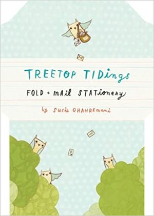 Treetop Tidings Fold and Mail Stationery by Susie Ghahremani