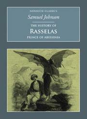 The History Of Rasselas Prince Of Abyssinia by Samuel Johnson