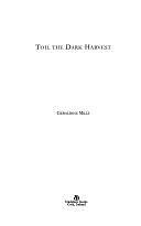 Toil the Dark Harvest by Geraldine Mills