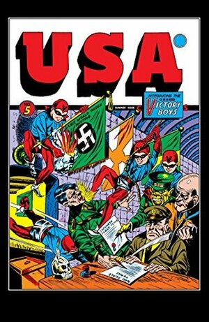 USA Comics (1941-1945) #5 by Alex Schomburg, Ernie Hart, Vincent Fago