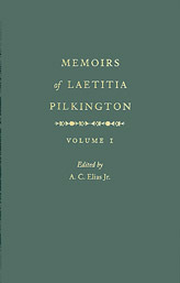 Memoirs of Laetitia Pilkington by A.C. Elias, Laetitia Pilkington
